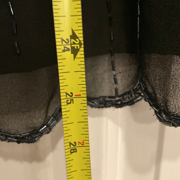 NEWPORT NEWS - NWT - tank: black w beads / sequins & lining / adj. straps - 16 - Picture 8 of 16